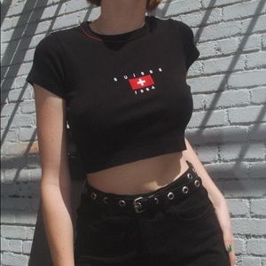 Brandy Melville Sussie 1984 Crop Top
